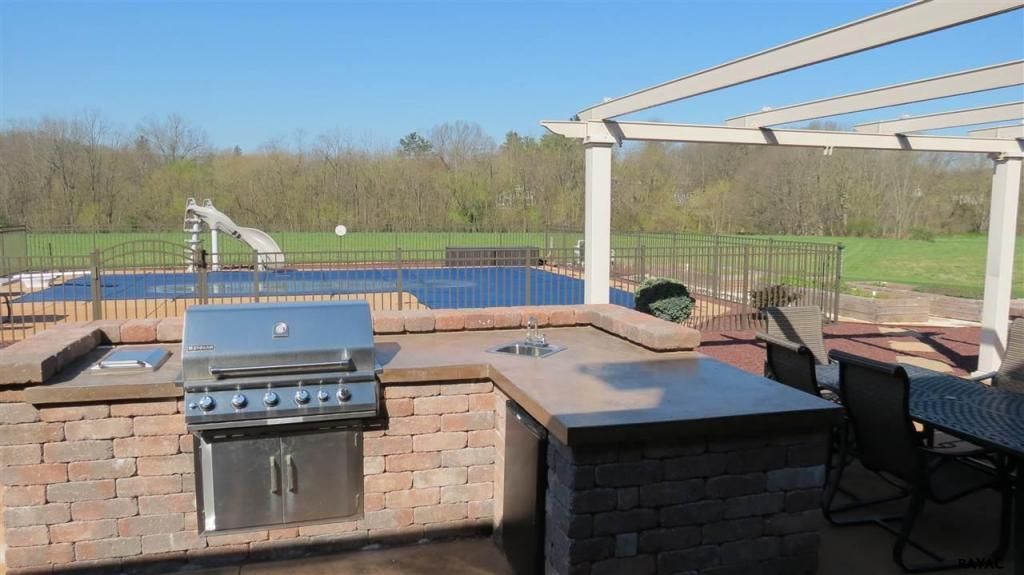 Ground Up Custom Home Outdoor Kitchen