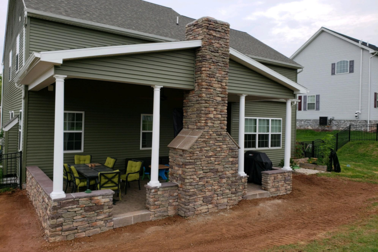 Rear Covered Patio