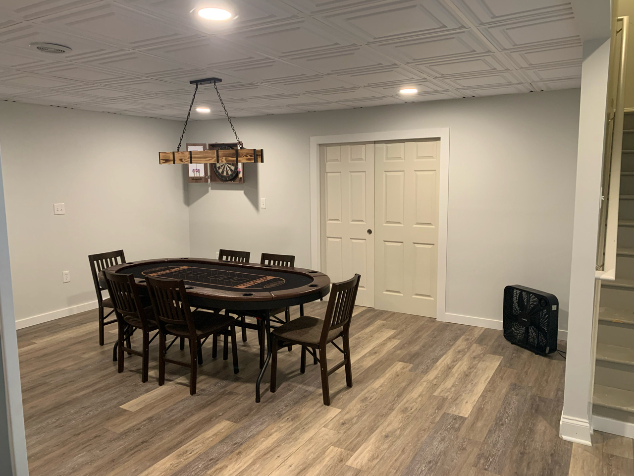 Finished Basement Game Area